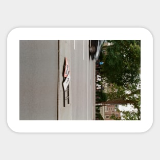 Road Sign on Street London Photography Art Sticker